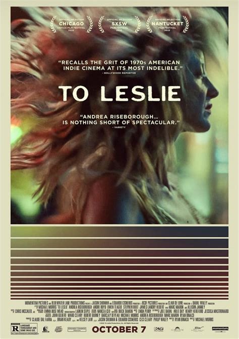 dear leslie movie|to leslie 2022 plot.